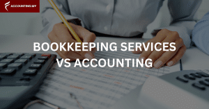 Accountant performing bookkeeping services