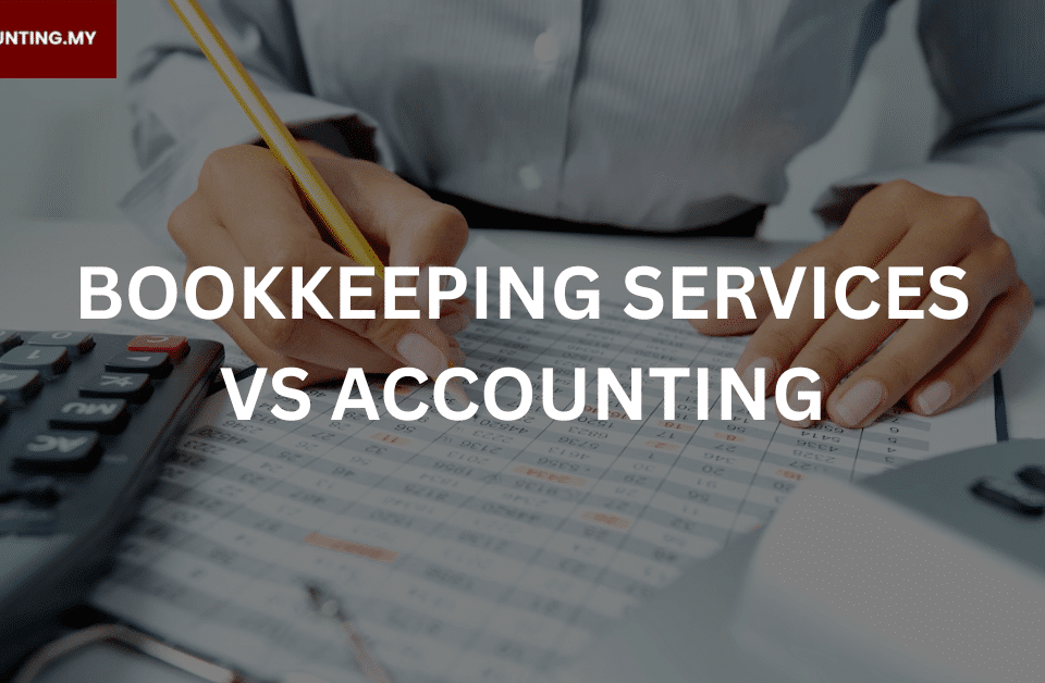 Accountant performing bookkeeping services