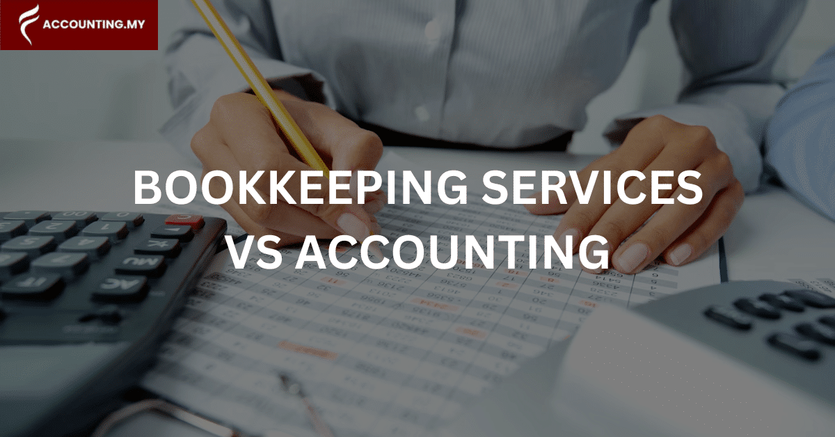 Accountant performing bookkeeping services
