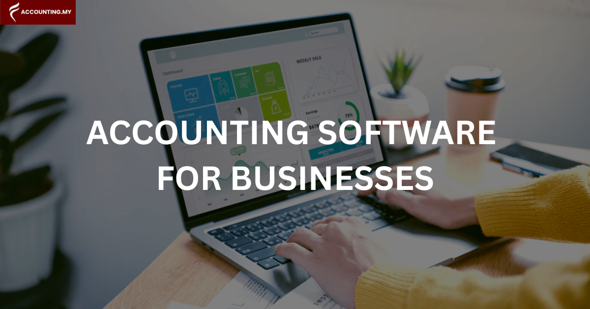 Woman doing financial work with an accounting software