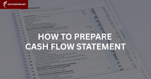 cash flow statement sheet