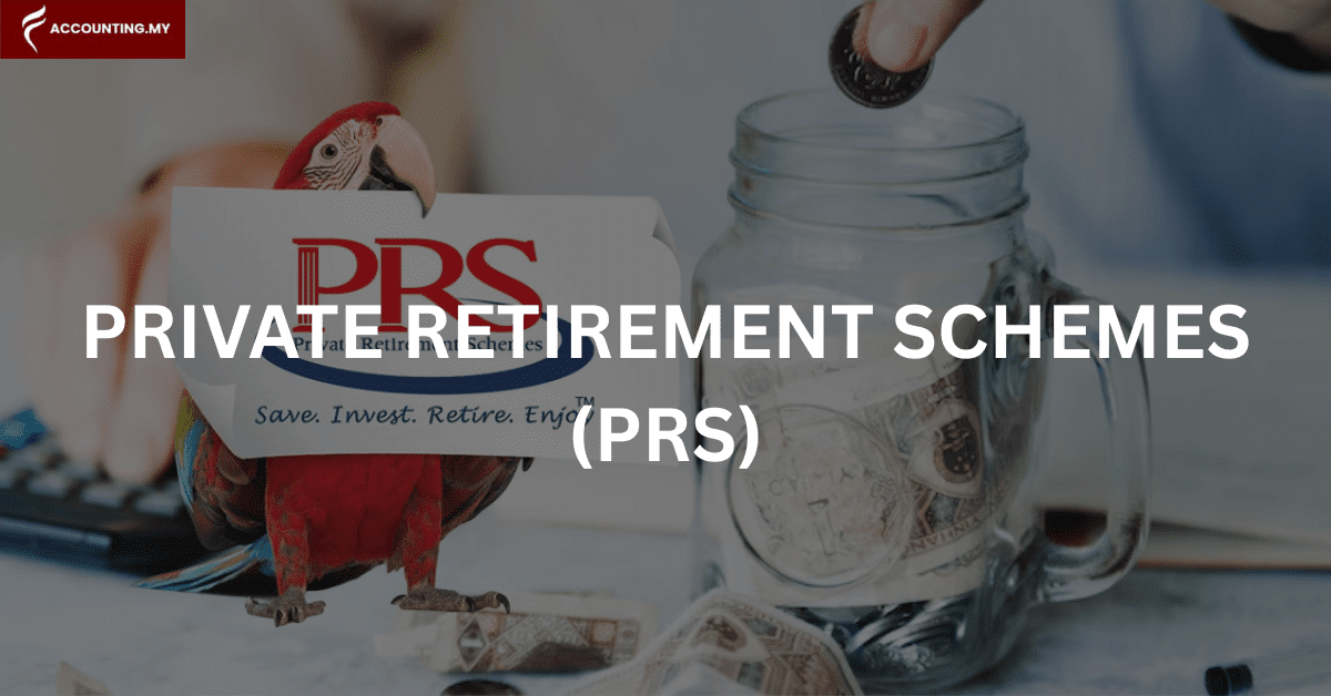 Man saving for Private Retirement Scheme (PRS)