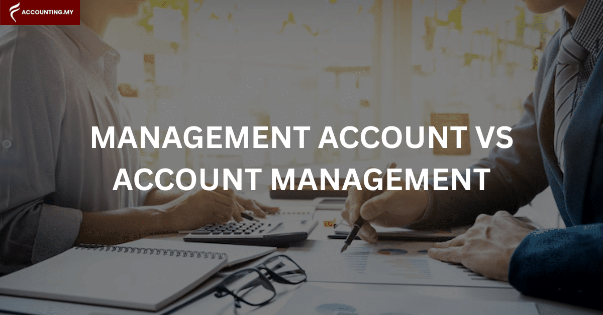 A management accountant and account manager discussing business matters