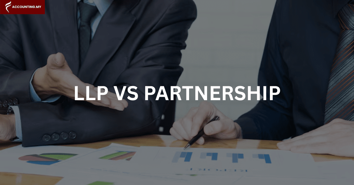 Two businessman deciding LLP or partnership for their business structure