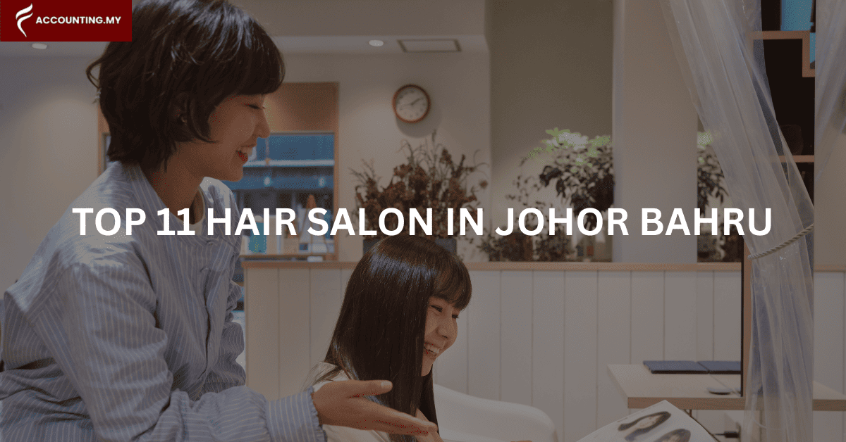 asian woman getting her hair done at a hair salon johor bahru