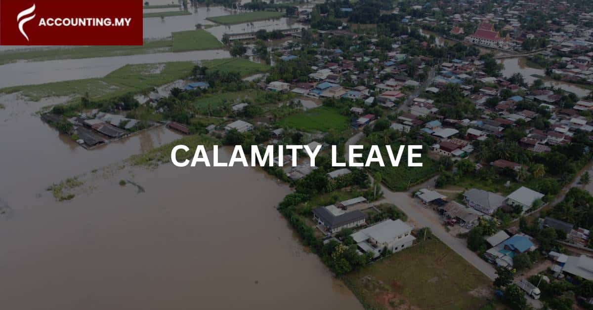 malaysian town flooded and the workers taking calamity leave