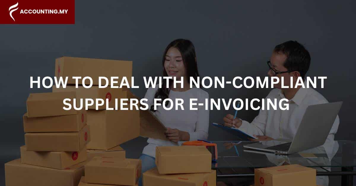 how to deal with non-compliant suppliers